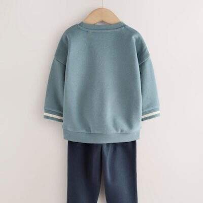 Blue Plane Single Sweatshirt and Joggers Set
