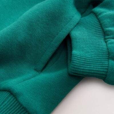 Green/Yellow Tractor Print Long Sleeve Printed Hoodie