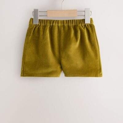 Green Cord Skort