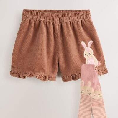 Pink Bunny Shorts and Tights