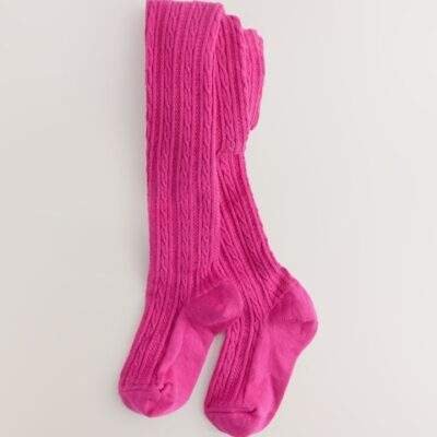 Rainbow Polka Dot Corduroy Shorts and Tights Set