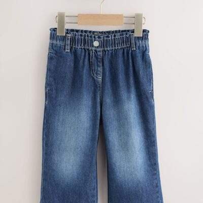 Denim Dark Wash Wide Leg Jeans