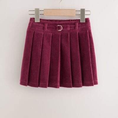 Berry Red Cord Skirt