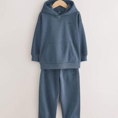 Blue Sweatshirt and Joggers Set