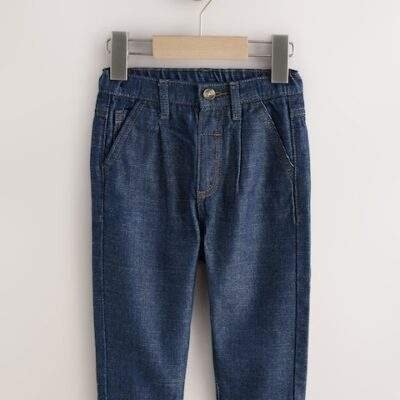 Rinse Wash Pleat Front Jeans