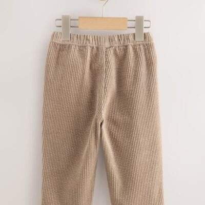 Stone Textured Corduroy Pull On Trousers