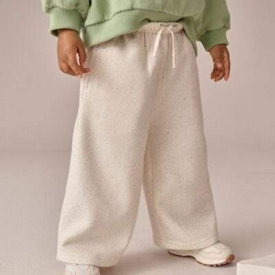 Pink/Burgundy/Oatmeal Wide Leg Joggers 3 Pack