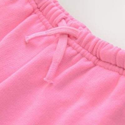 Bright Pink Wide Leg Sweat Joggers