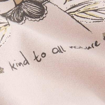 Light Pink Fairy Crew Neck Sweatshirt