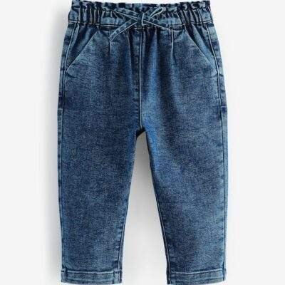 Denim Tie Waist Jeans