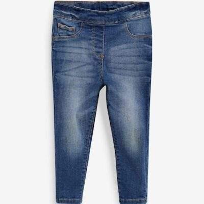 Mid Blue Denim 1 Pack Elasticated Waist Jeggings