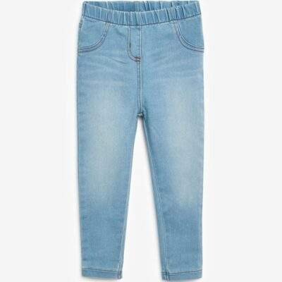 Light Blue Denim 1 Pack Elasticated Waist Jeggings