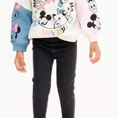 Black Denim 1 Pack Elasticated Waist Jeggings