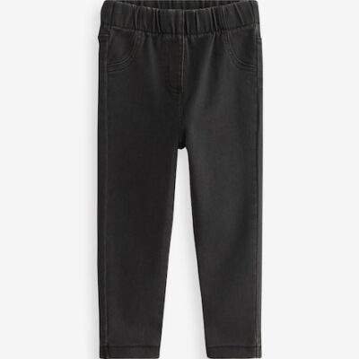 Black Denim 1 Pack Elasticated Waist Jeggings