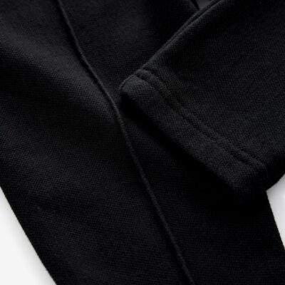 Black Pintuck 100% Cotton Joggers