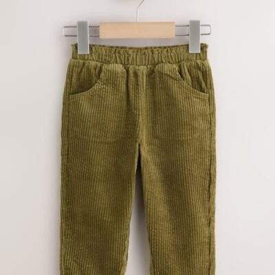 Olive Green Cord Trousers