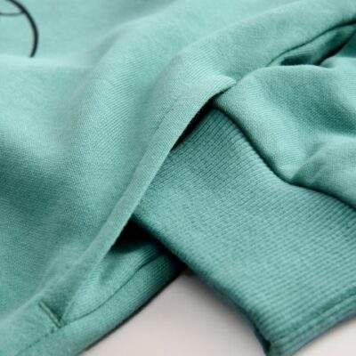 Mint Green Football Older Boys Graphic Print Hoodie