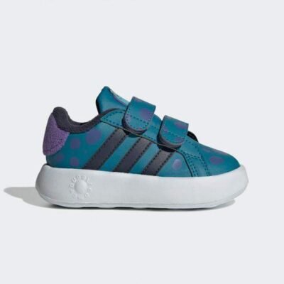 Adidas Grand Court Disney Sulley Fleece Lined Kids Shoes