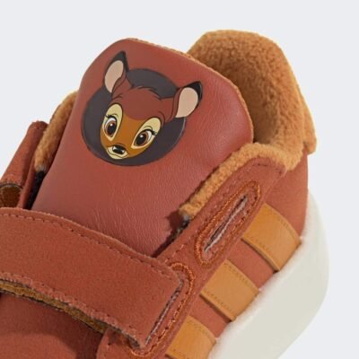 Adidas Grand Court Disney Bambi Fleece Lined Kids Shoes