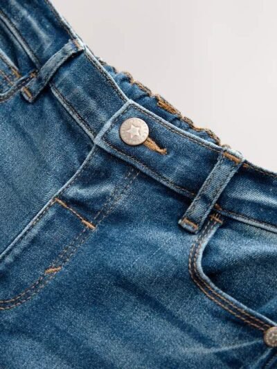 Mid Blue Denim Regular Fit Comfort Stretch Jeans