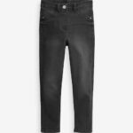 Charcoal Grey Regular Length Stretch Jeggings