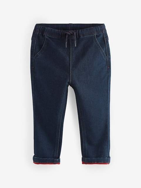 Rinse Blue Super Soft Pull-On Jeans With Stretch