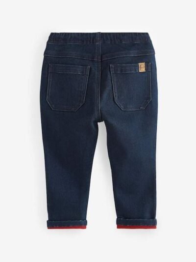 Rinse Blue Super Soft Pull-On Jeans With Stretch
