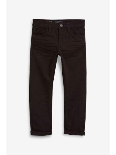 Black Regular Fit Stretch Jeans