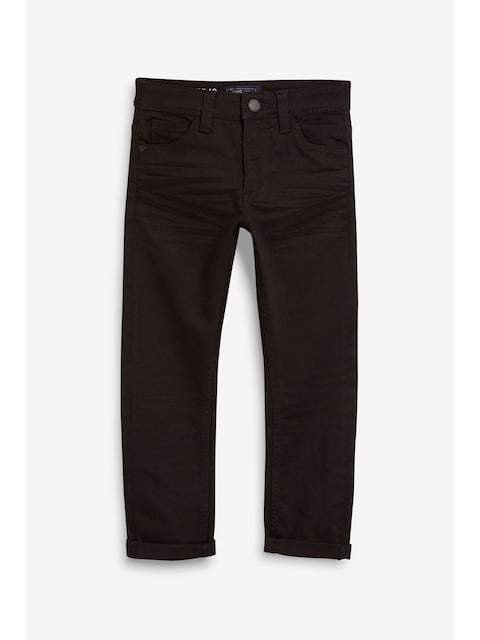 Black Regular Fit Stretch Jeans