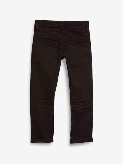 Black Regular Fit Stretch Jeans