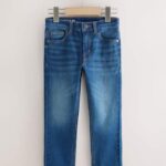 Blue Regular Fit Stretch Jeans