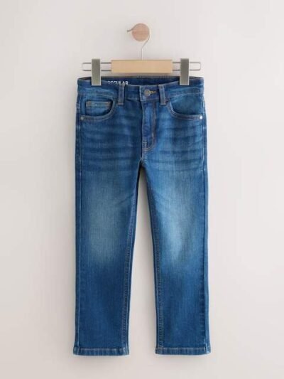 Blue Regular Fit Stretch Jeans