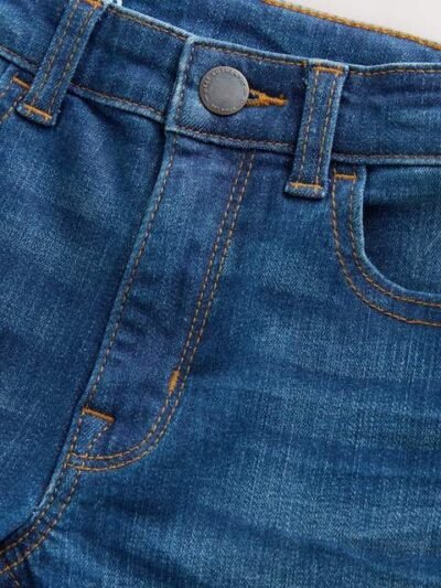 Blue Regular Fit Stretch Jeans