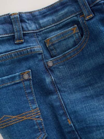 Blue Regular Fit Stretch Jeans