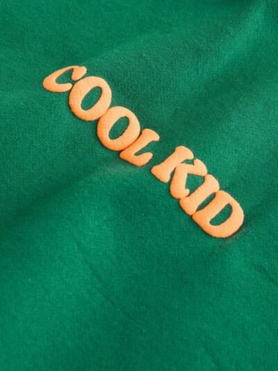 Green/Orange All-Over Print Crew Neck Sweatshirt