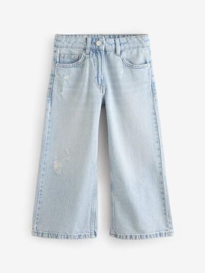 Light Blue Wide Leg Jeans