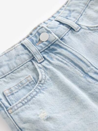 Light Blue Wide Leg Jeans