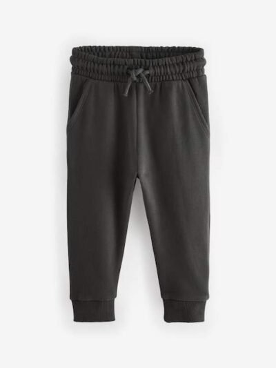 Charcoal Grey Slim Fit Soft Touch Jersey Joggers