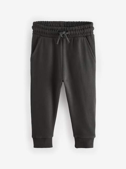 Charcoal Grey Slim Fit Soft Touch Jersey Joggers