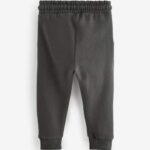 Charcoal Grey Slim Fit Soft Touch Jersey Joggers