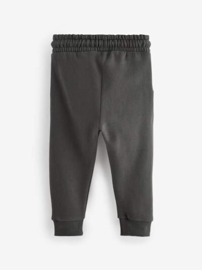 Charcoal Grey Slim Fit Soft Touch Jersey Joggers