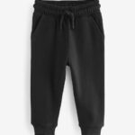 Black/Charcoal/Grey Soft Touch Joggers 3 Pack