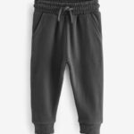 Black/Charcoal/Grey Soft Touch Joggers 3 Pack