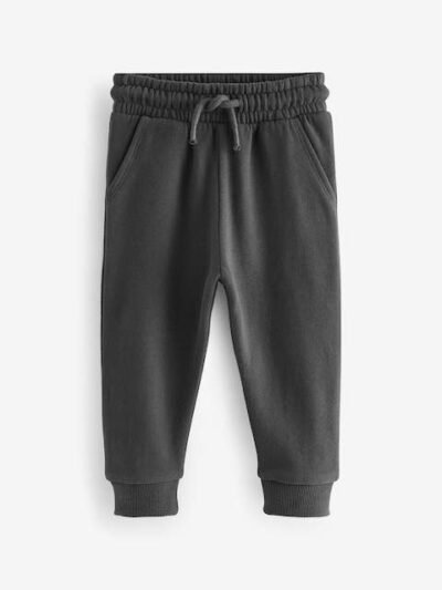 Black/Charcoal/Grey Soft Touch Joggers 3 Pack