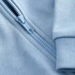 Blue Zip Through Hoodie