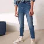 Mid Blue Regular Length Stretch Jeggings