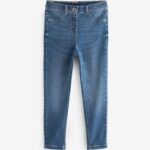 Mid Blue Regular Length Stretch Jeggings