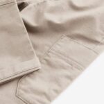 Neutral Cream Side Pocket Pull On Trousers