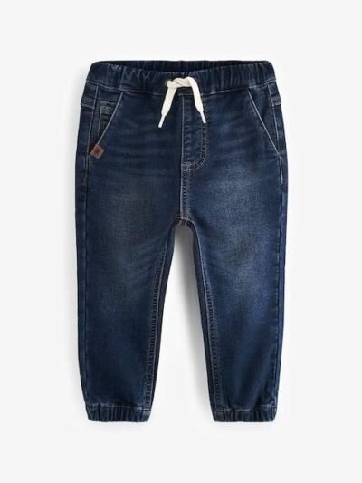 Dark Blue Joggers Jeans With Comfort Stretch