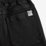 Black Denim Super Soft Pull-On Jeans With Stretch